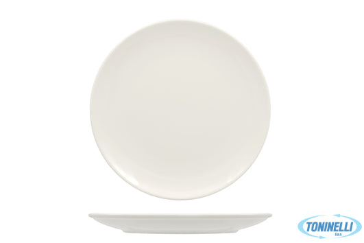 Ariane Fine Porcelain Vital Coupe Doppio Bordo-Piatto Piano Cm 29 - Allumina - 2